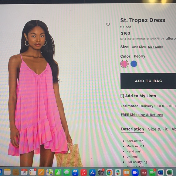 9 Seed St Tropez Dress/Coverup - Picture 3 of 3